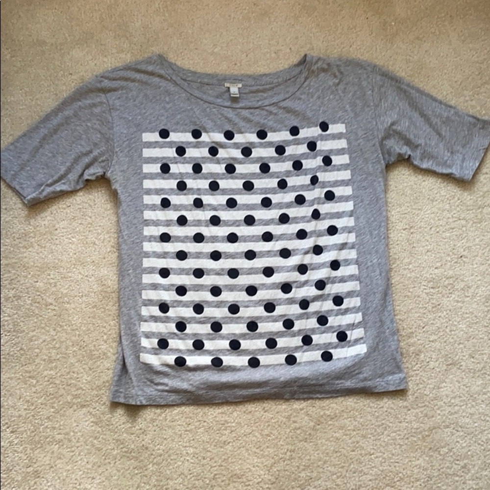 J. Crew Grey Short Sleeve T Size M